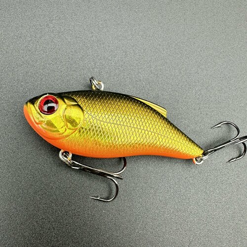 Воблер Раттлин Calibra ZipBaits 75 мм 16.5 гр №500R для рыбалки на форель, щуку, судака, окуня для ловли со льда и в отвес