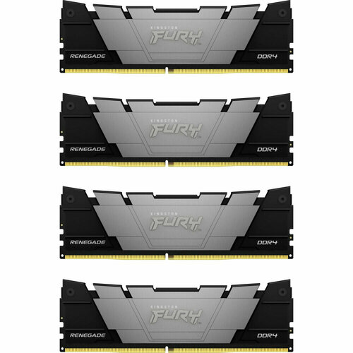 Оперативная память 64Gb DDR4 3600MHz Kingston Fury Renegade (KF436C16RB12K4/64) (4x16Gb KIT)