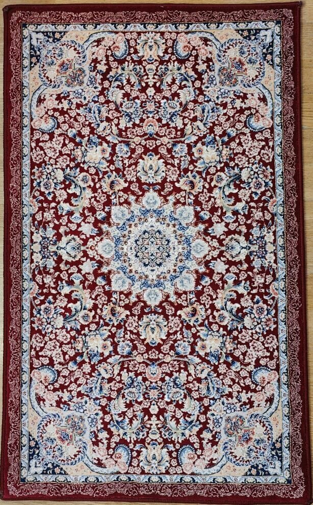 фото Коврик персидский тканый высокоплотный "MARAL красный" 50х80 см