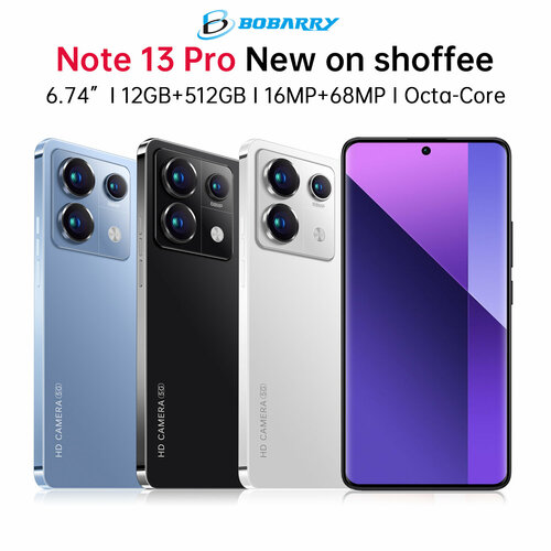 Смартфон Note 13 Pro 12512 ГБ RU Dual nano SIM белое 9599₽