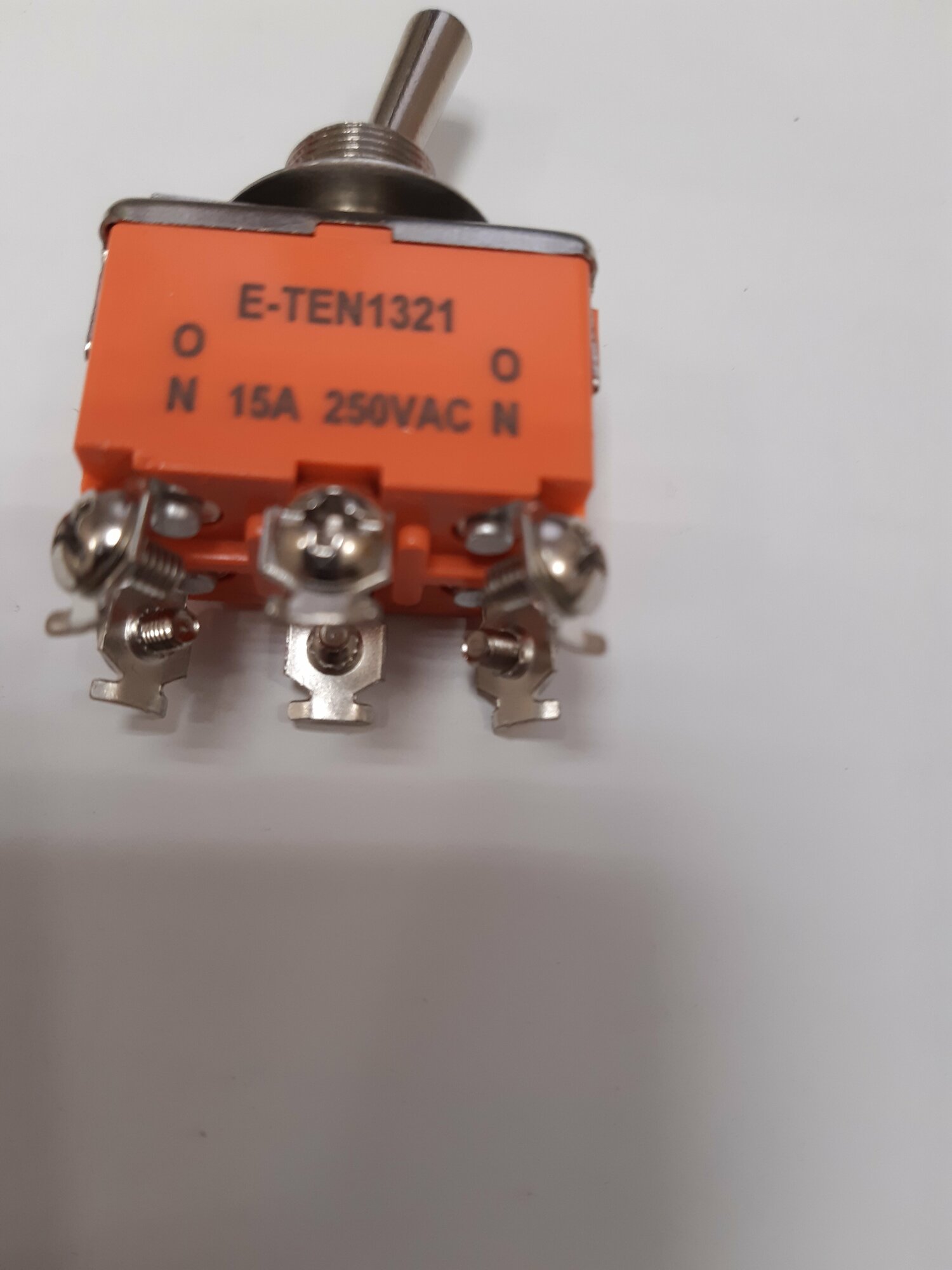 Тумблер E-TEN-1321 on-on 6pin 15A 250V