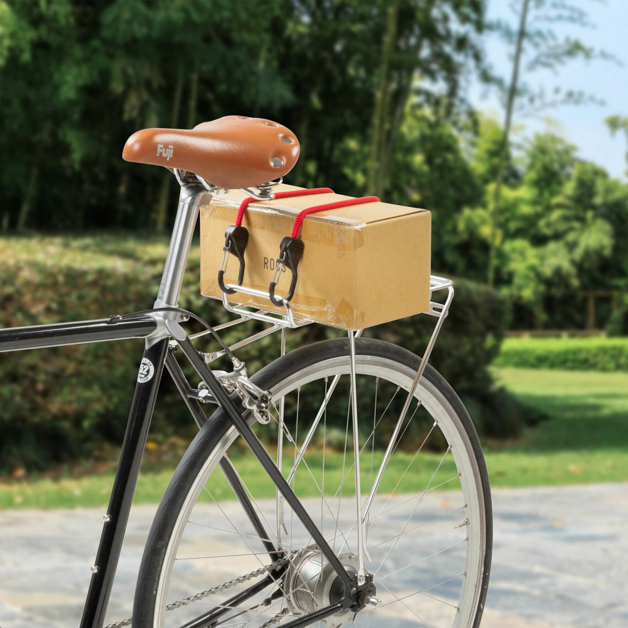 Эластичное крепление с карабином Nite Ize Slidelock Carabiner Bungee 24" — фото 1