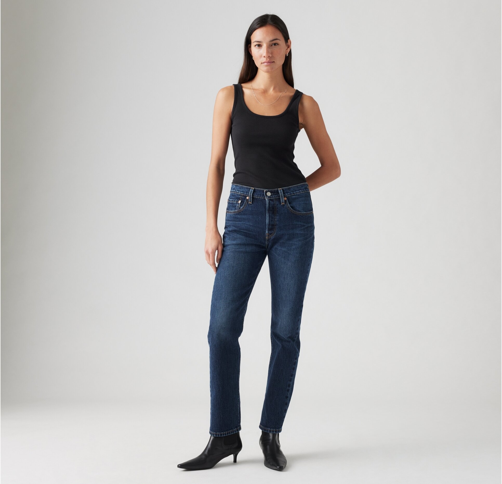 Джинсы Levi's Women 501 Original Jeans, размер 25/30, синий — фото 1