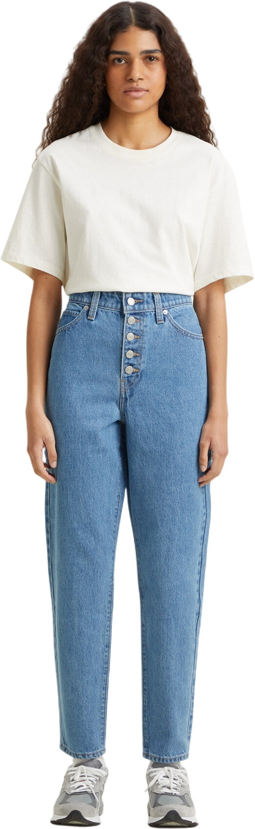 Джинсы мом Levi's Women Notch Mom Jeans, размер 24/27, синий — фото 1