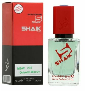 SHAIK PARIS MW 235 Oriental Woody MORE THEN WORDS масляные унисекс духи, парфюмерная вода, туалетная вода для мужчин и женщин 50мл
