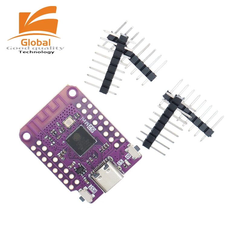 ESP32 S2 Mini WIFI плата 4 МБ FLASH 2 МБ PSRAM MicroPython