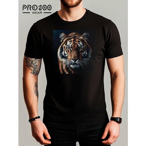 фото Футболка, размер 48, черный