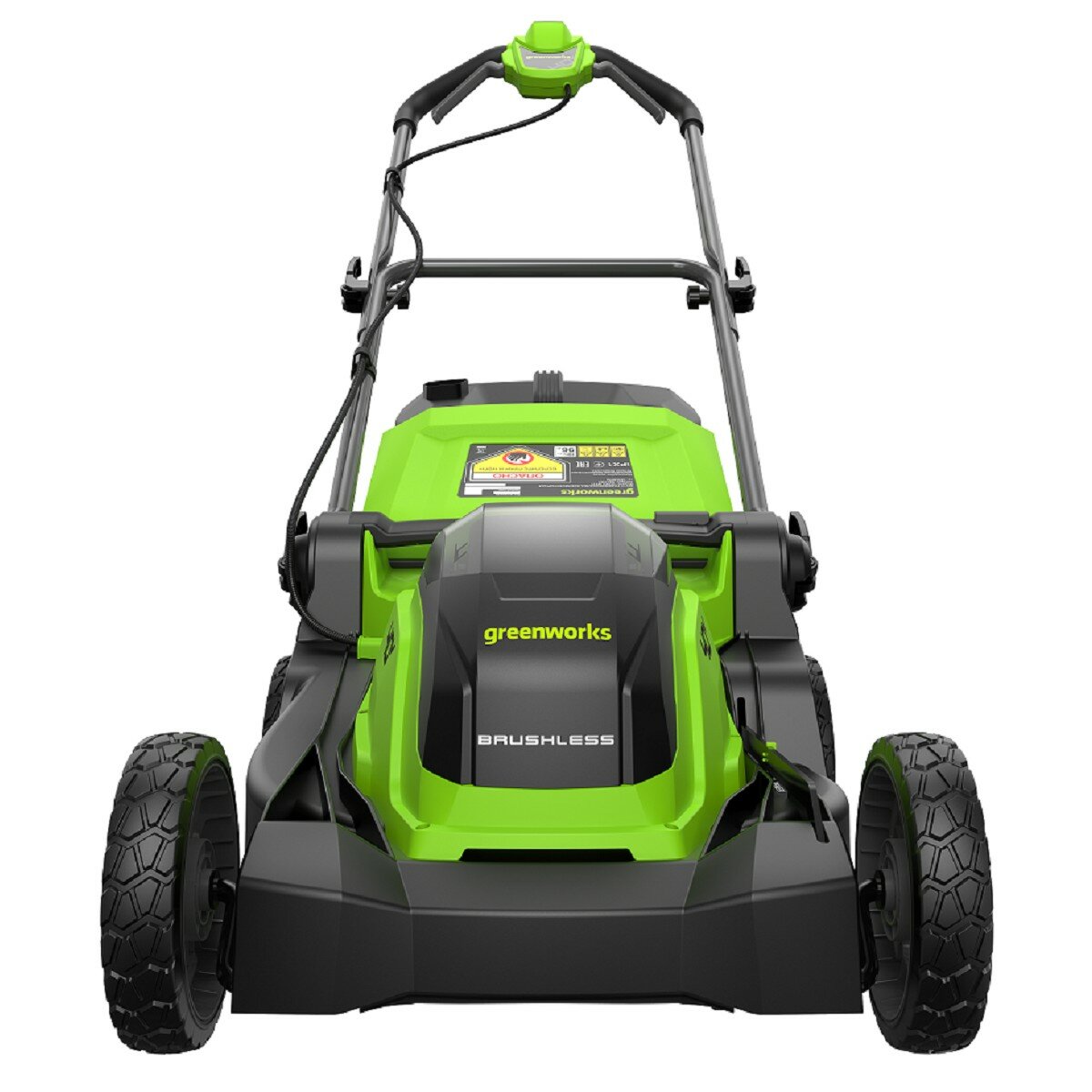 Газонокосилки Аккумуляторные Газонокосилка аккумуляторная GREENWORKS 2521007 40V, бесщеточная, 41 см, без АКБ и ЗУ