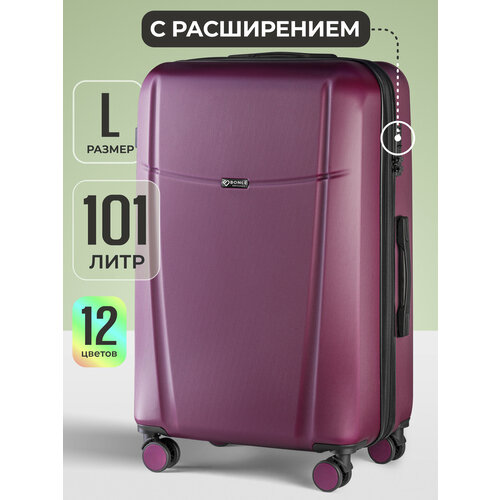 фото Чемодан bonle, 101 л, размер l, винный