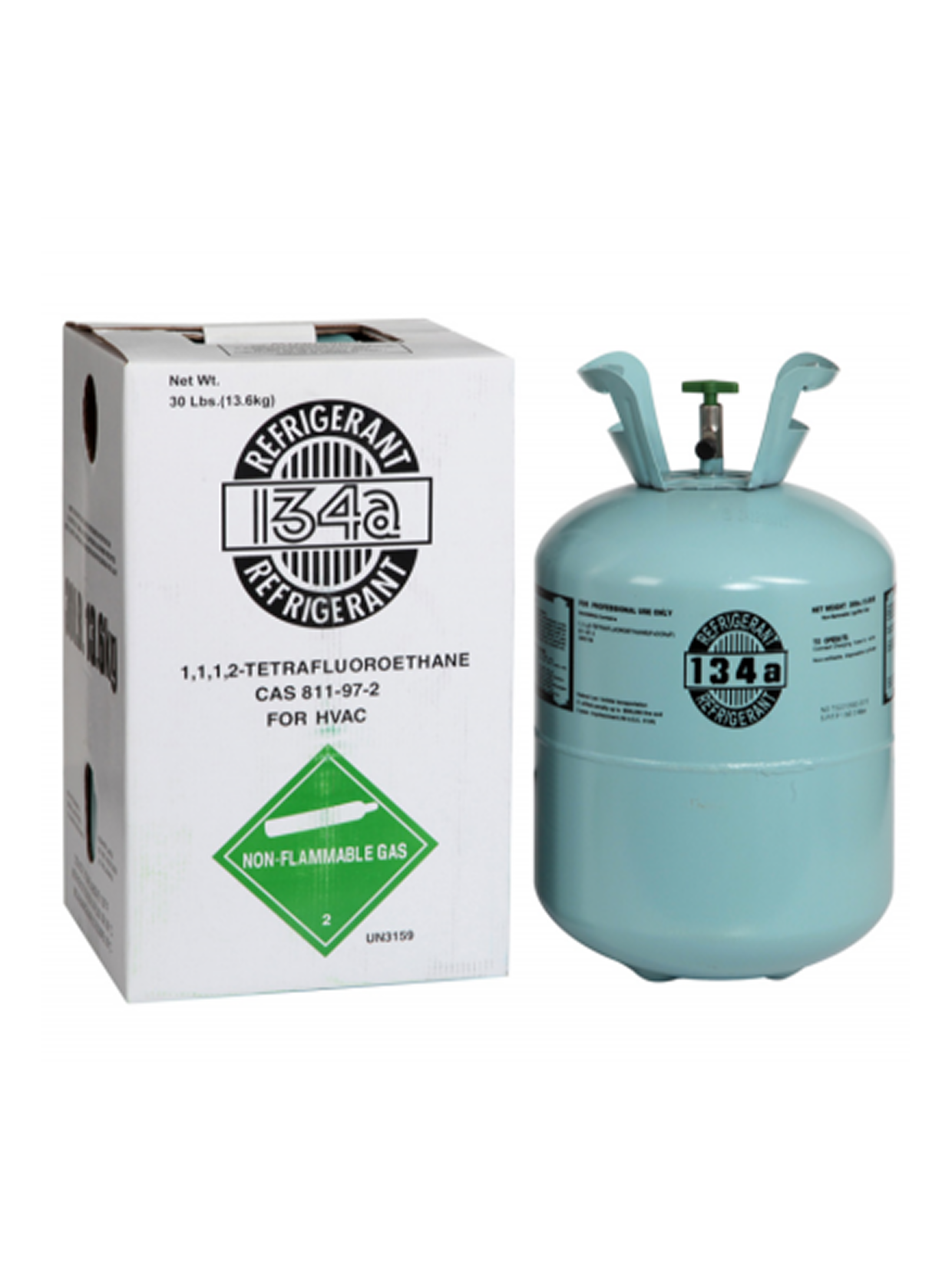 Фреон Ballu, R-134A, 13,6кг, для автомобильных кондиционеров и холодильного оборудования — фото 1