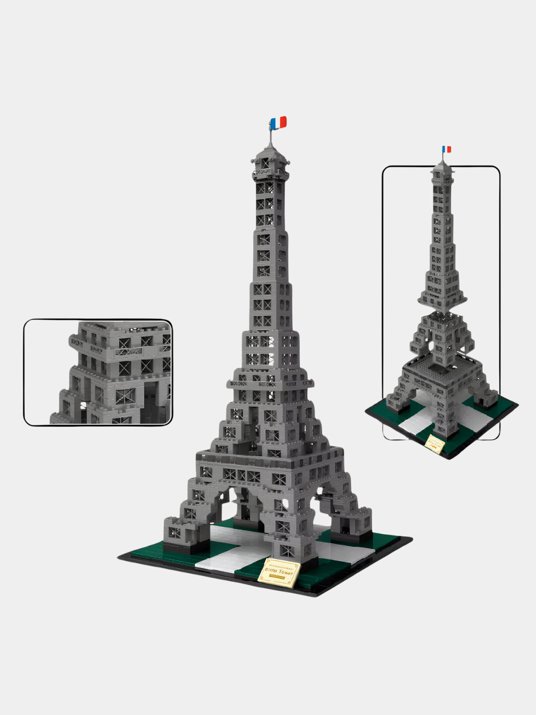 Конструктор Эйфелева башня, вышка Париж, архитектура Франция, лего конструктор — фото 1
