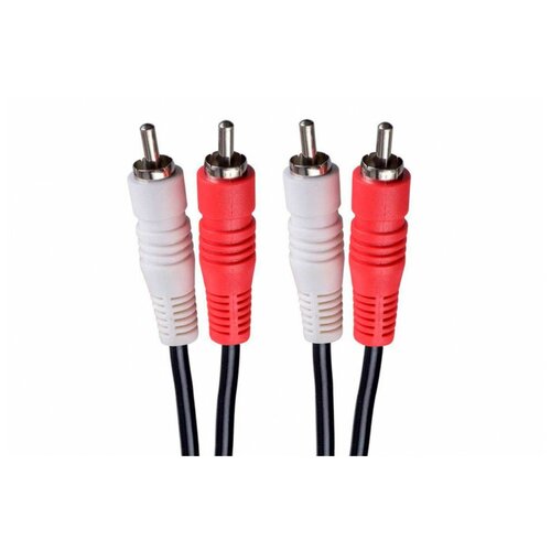 Кабель соединительный Smartbuy 2xRCA (M) - 2xRCA (M), 1,8 м, в пакете (KA-221-300)