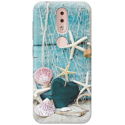 фото Gosso ультратонкий силиконовый чехол-накладка для nokia 4.2 с принтом "морские звезды"