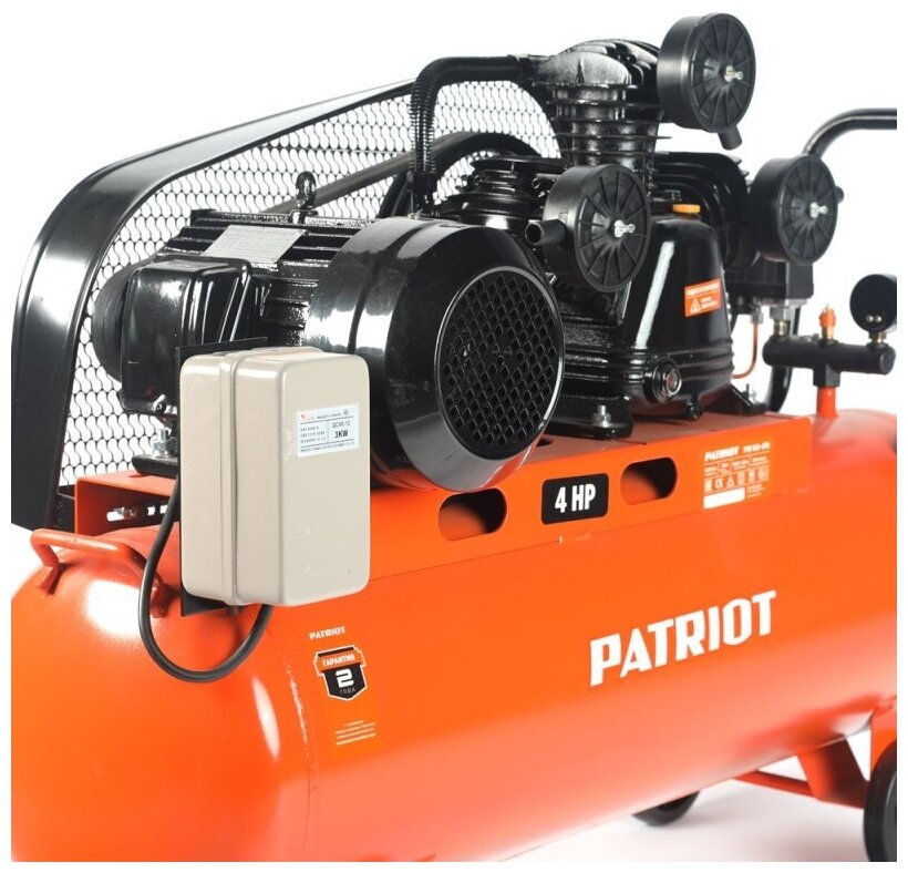 Компрессор масляный PATRIOT PTR 100-670 100 л 3 кВт