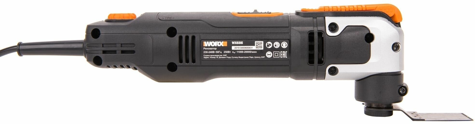 Реноватор Worx WX686 кейс, 230 Вт - фотография № 19