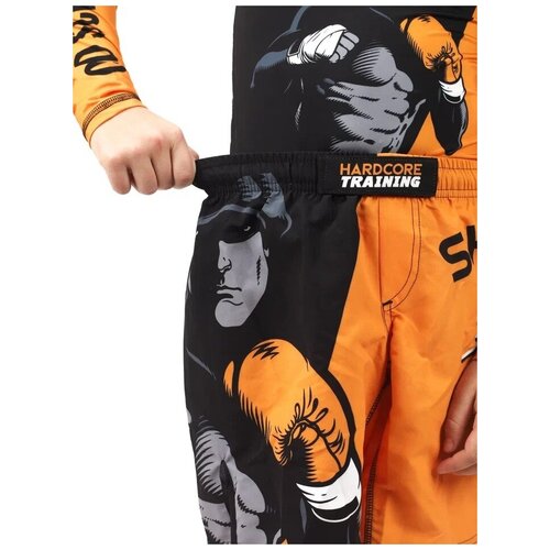 Детские шорты Hardcore Training Shadow Boxing - Hardcore Training - Оранжевый - 12 лет