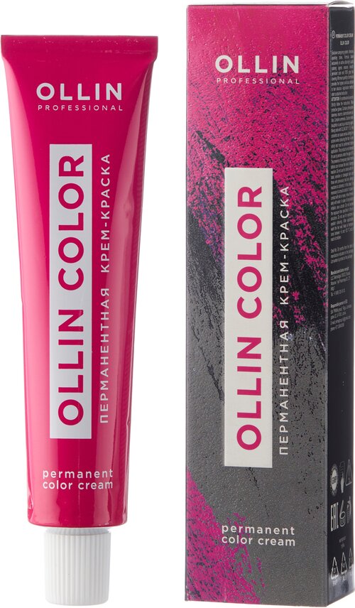 OLLIN Professional Color перманентная крем-краска для волос, 7/3 русый золотистый, 60 мл