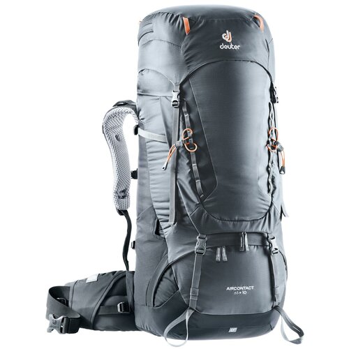 фото Трекинговый рюкзак deuter aircontact 65+10, graphite-black