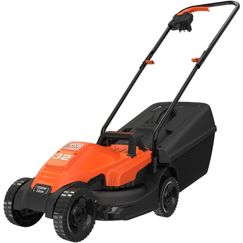 Газонокосилка колесная электрическая (32 см, 1200 Вт, E-Drive, Edge Max, 20/40/60 мм) BLACK+DECKER BEMW451-QS