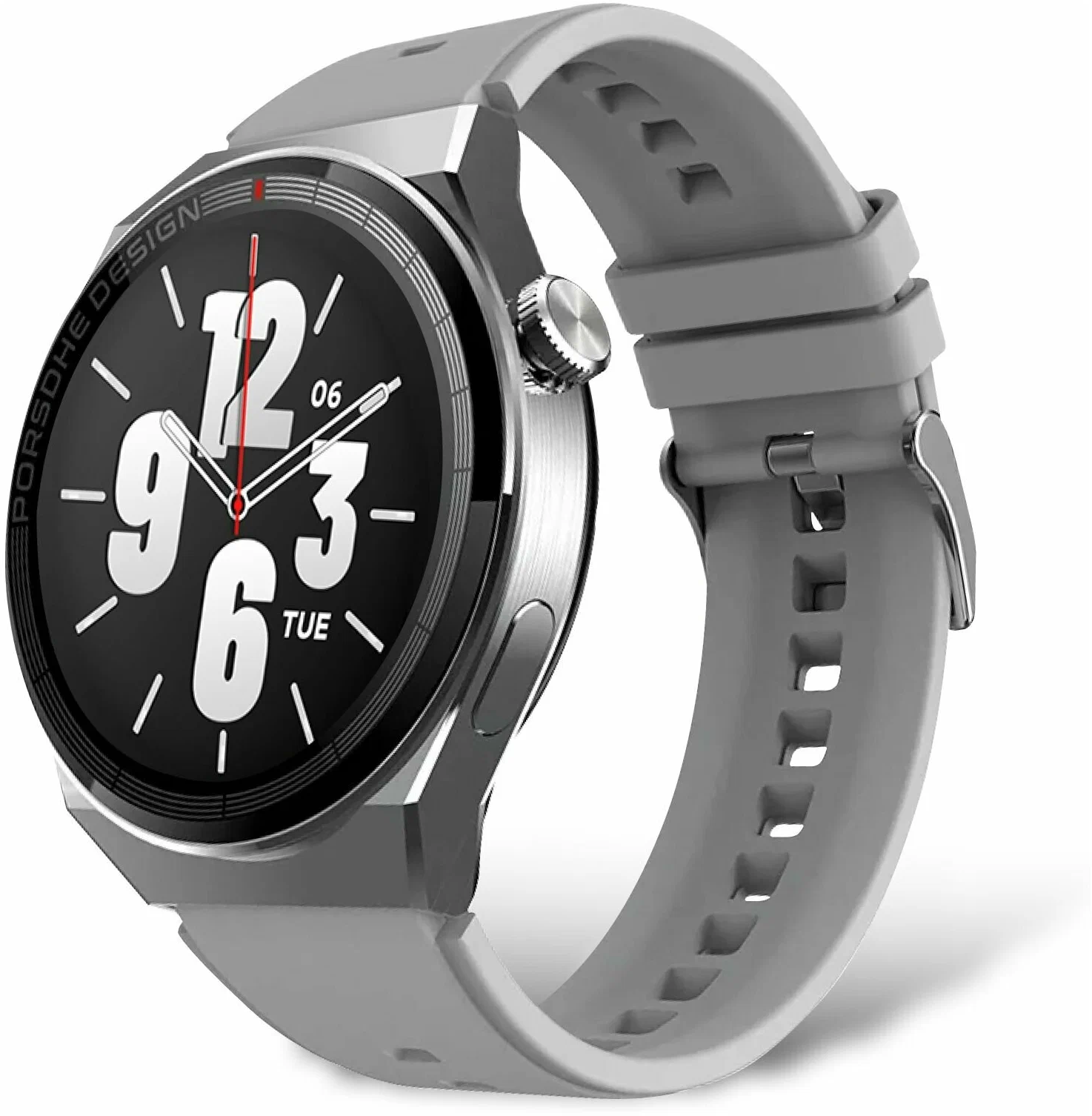Смарт часы Smart Watch X5 PRO Porsche Design мужские и женские NFC серебристые