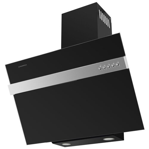 Каминная вытяжка MAUNFELD Bridge Line 50 черныйвставка сатин 1365800₽