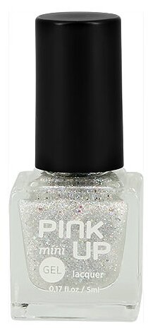 Лак для ногтей PINK UP MINI GEL с эффектом геля тон 62, 5 мл