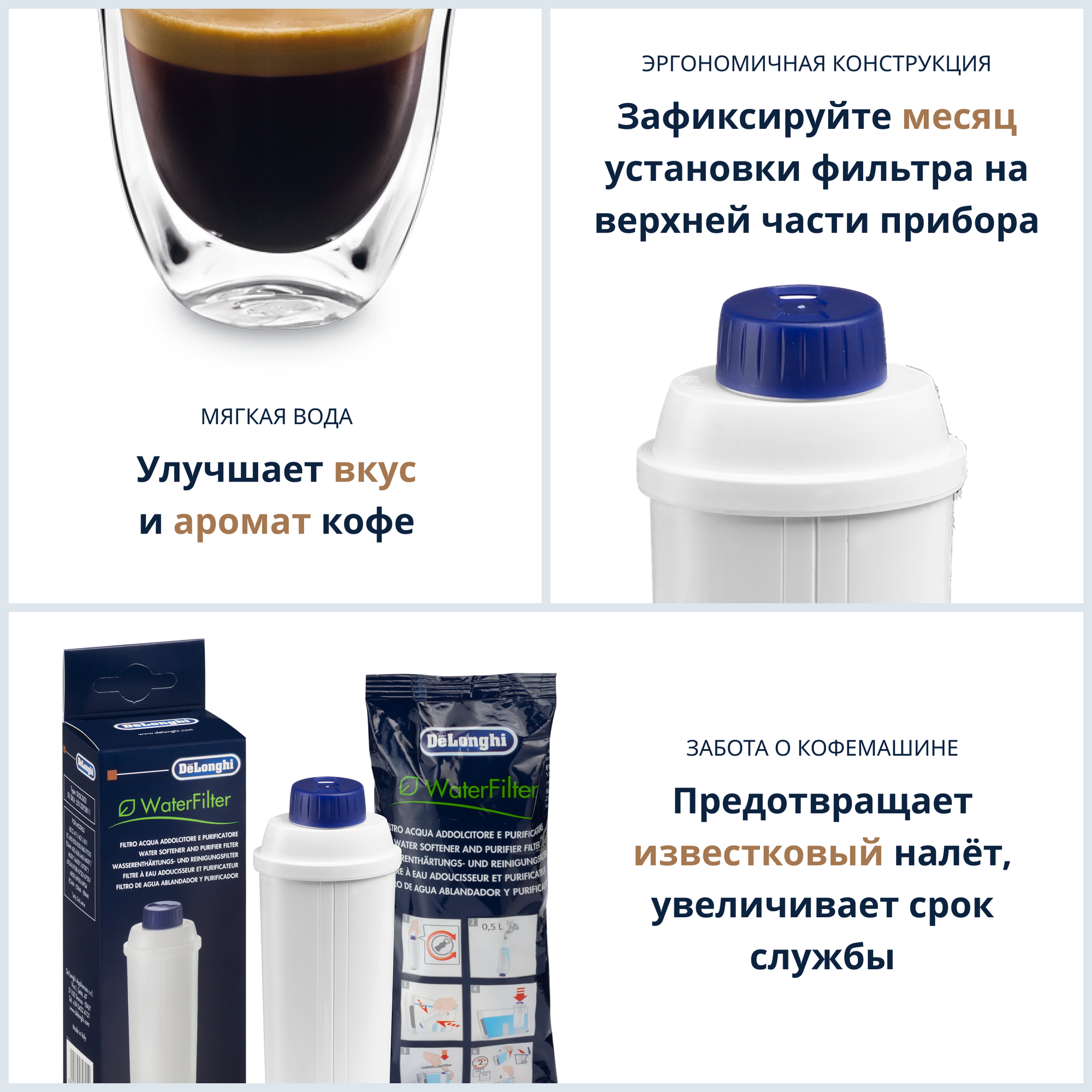 DeLonghi Фильтр для кофемашин DLSC002