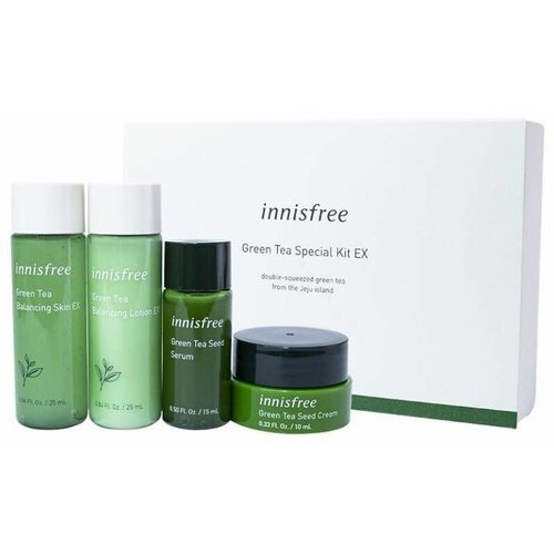 Косметический набор миниатюр Innisfree Green tea