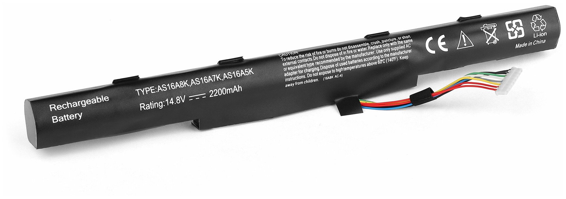 Аккумулятор для ноутбука Acer Aspire E5-575 Series.14.8V 2200mAh PN: AS16A7K, AS16A8K.