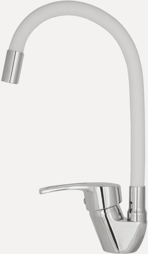 Изображение товара Смеситель для кухни с гибким изливом, кран для кухни G.lauf G4002-2, белый