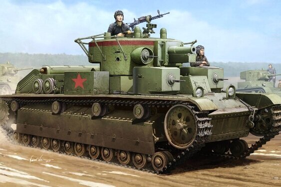 83852 Hobby Boss Советский танк Т-28 (сварной) Масштаб 1/35