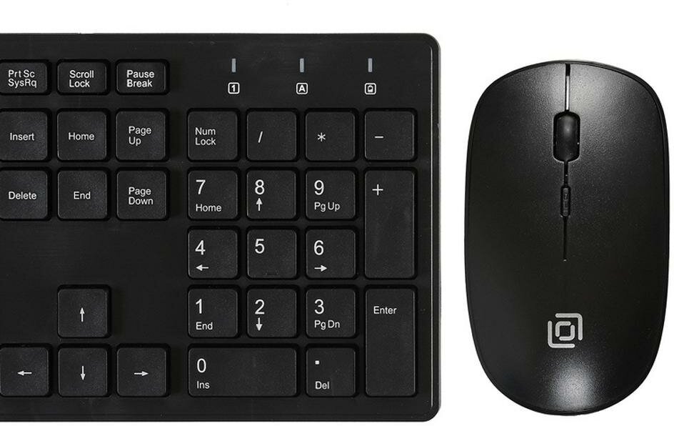 Комплект клавиатура + мышь OKLICK 240M