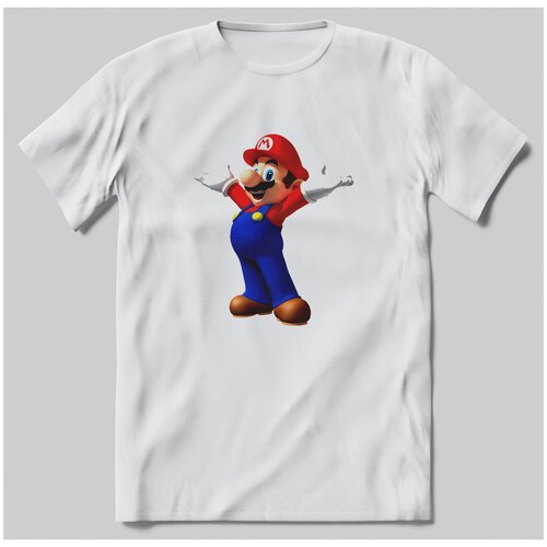 фото Футболка с принтом mario - 399 размер - xs brut-shop