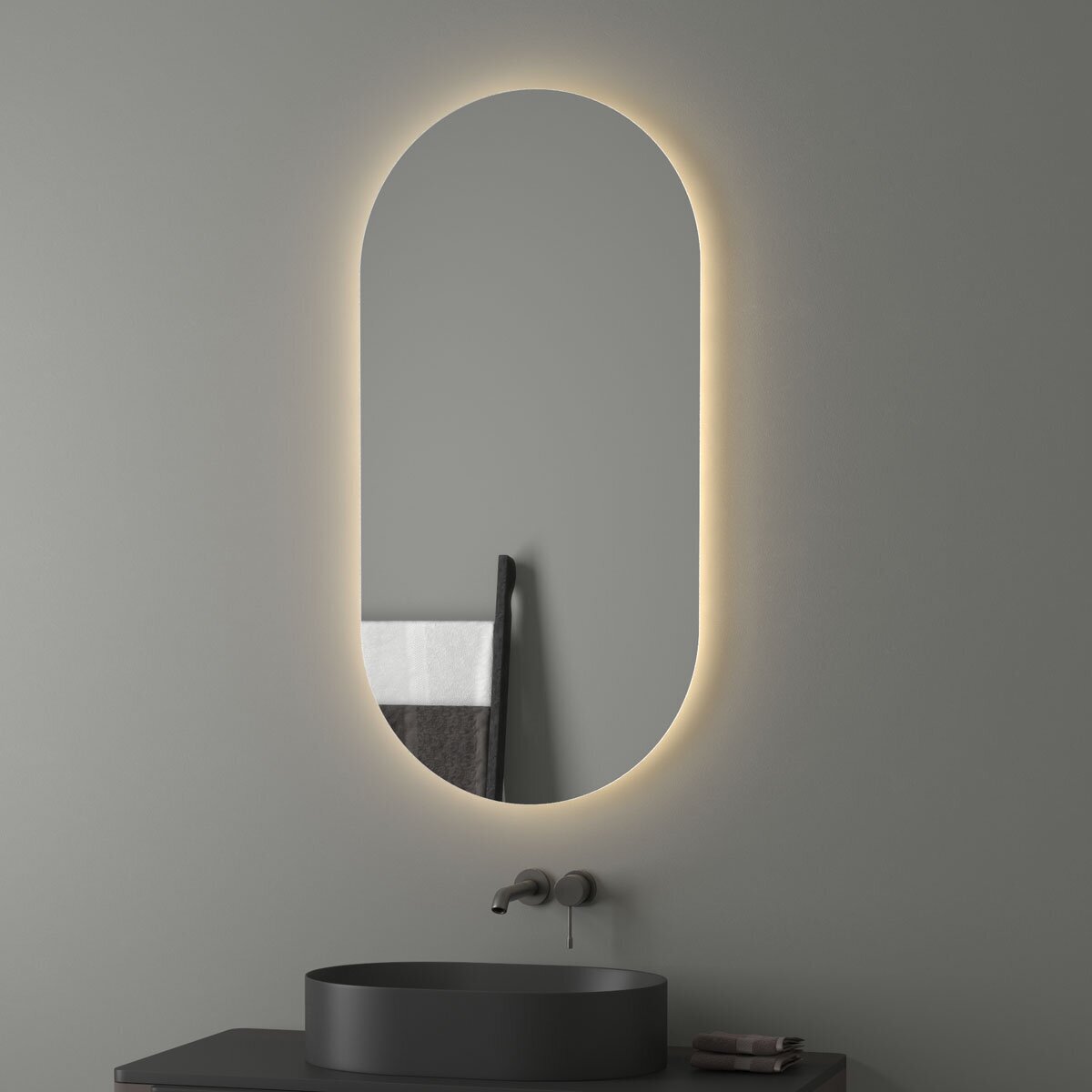 Зеркало Evoform Ledshine BY 2598 60х120 - фото №1