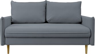 Диван-кровать Фьорд серый, раскладной, механизм Юниор, 158х98х95 см, Спальное место 140x190 см