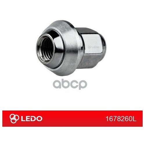Гайка Колеса M1215 Ключ 19 Хром Закрытая LEDO арт 1678260L 539₽