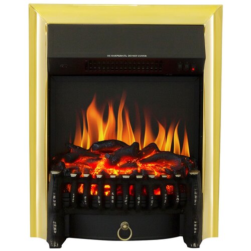 Дровяной Royal Flame Fobos FX Brass 2 кВт 50 см 61 см 23 см золотой/черный