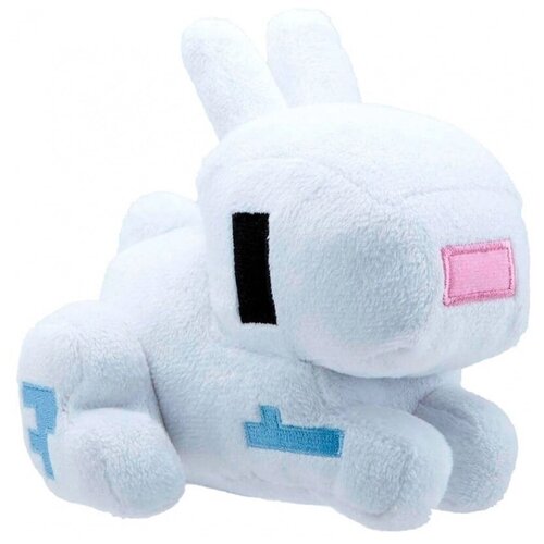 Мягкая игрушка Белый кролик Rabbit из Майнкрафт 18 см