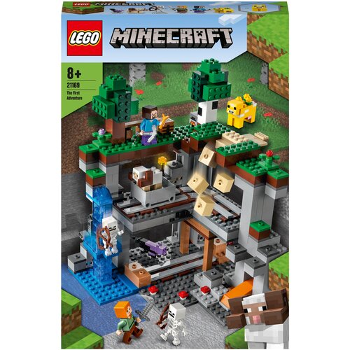 конструктор lego minecraft 21240 болотное приключение 65 дет Конструктор LEGO Minecraft 21169 Первое приключение, 542 дет.