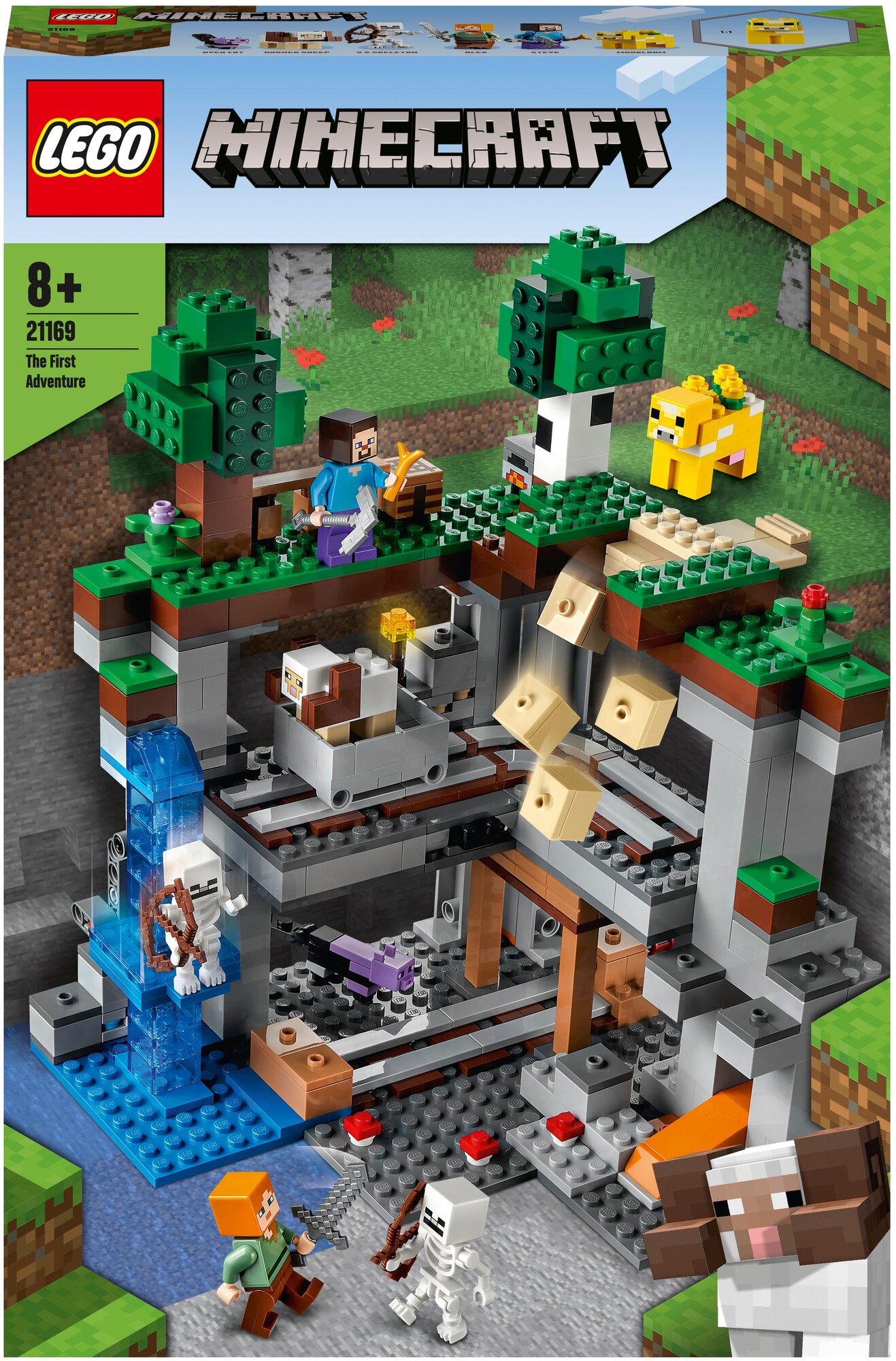 Конструктор LEGO Minecraft 21169 Первое приключение, 542 дет.
