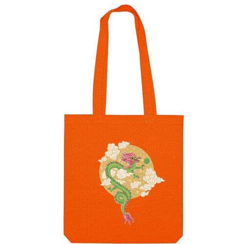 фото Сумка шоппер us basic, оранжевый