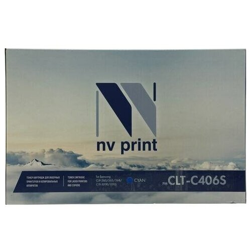 Картридж Nv-print CLT-C406S картридж netproduct n clt c406s 1000 стр голубой