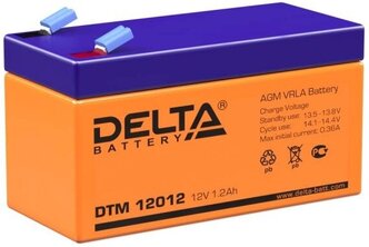 Аккумуляторная батарея DELTA Battery DTM 12012 1.2 А·ч