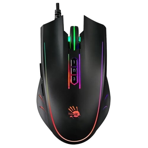 Мышь A4Tech Bloody P81S CURVE ACTIVATED черный оптическая 8000dpi USB 8but 294000₽