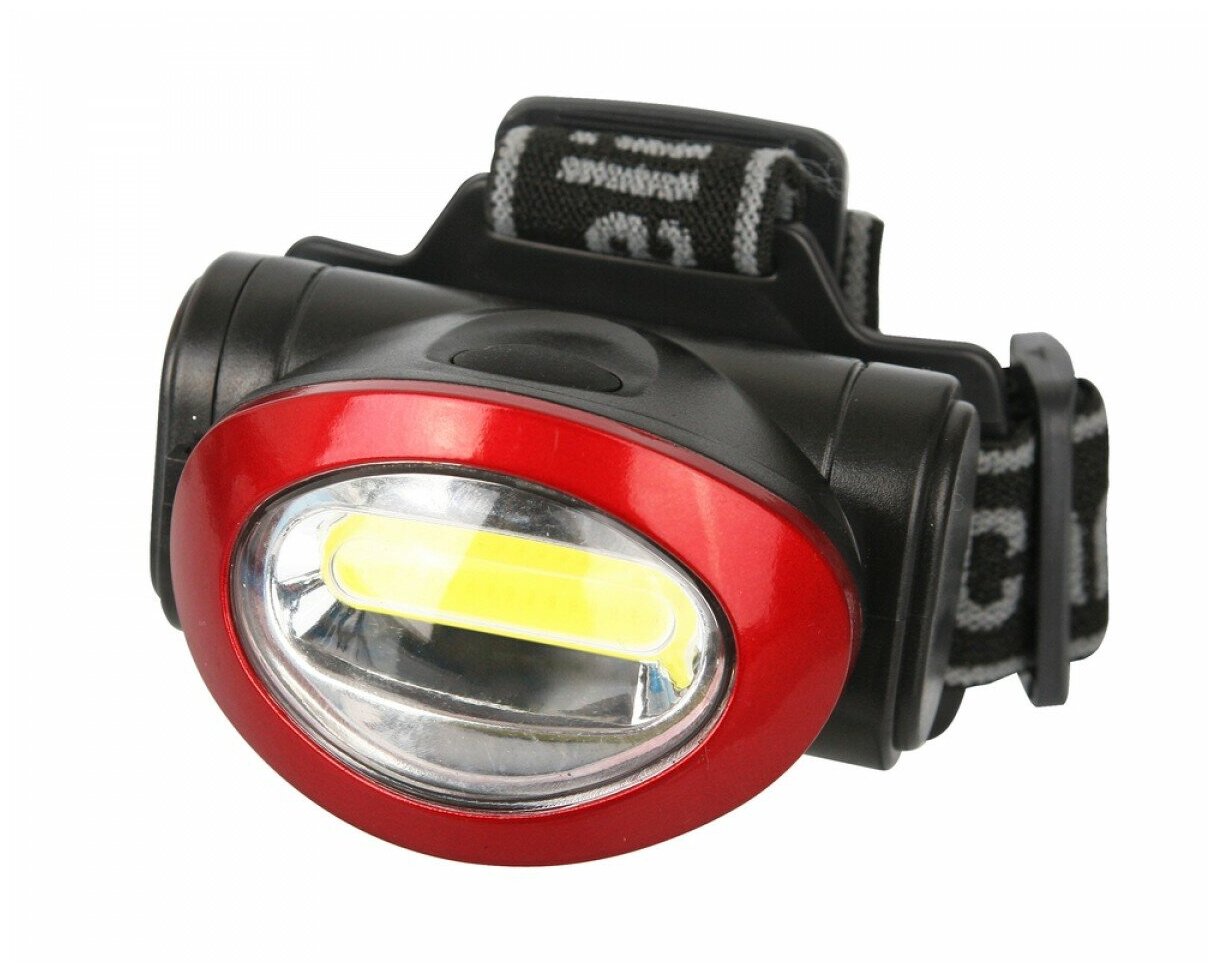 Camelion LED5382 фонарь налобн, черн., COB, 4 реж, 3XLR03 в компл, пласт, откр. блист