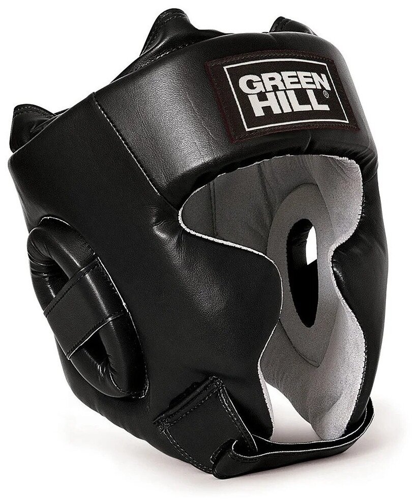 HGS-9409 Боксерский шлем SPARRING черный - Green Hill - Черный - XL