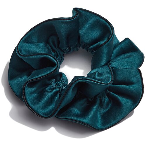 фото Резинка для волос "бархатные волны" nothing shop (изумрудно-зеленый; черный)