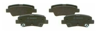 Дисковые тормозные колодки задние Bosch 0986494557 для Hyundai, SsangYong, Kia (4 шт.) - фотография № 11