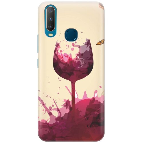 фото Re:pa накладка transparent для vivo y17 с принтом "летнее вино"