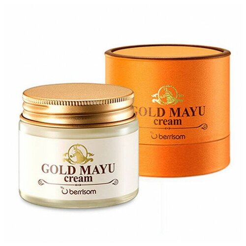 Крем для лица с лошадиным жиром [Berrisom] Gold Mayu Cream